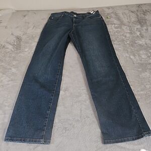 Bandolino Jeans Womens‎ 12 Blue Denim Mandie Perfect Fit Straight Leg Casual